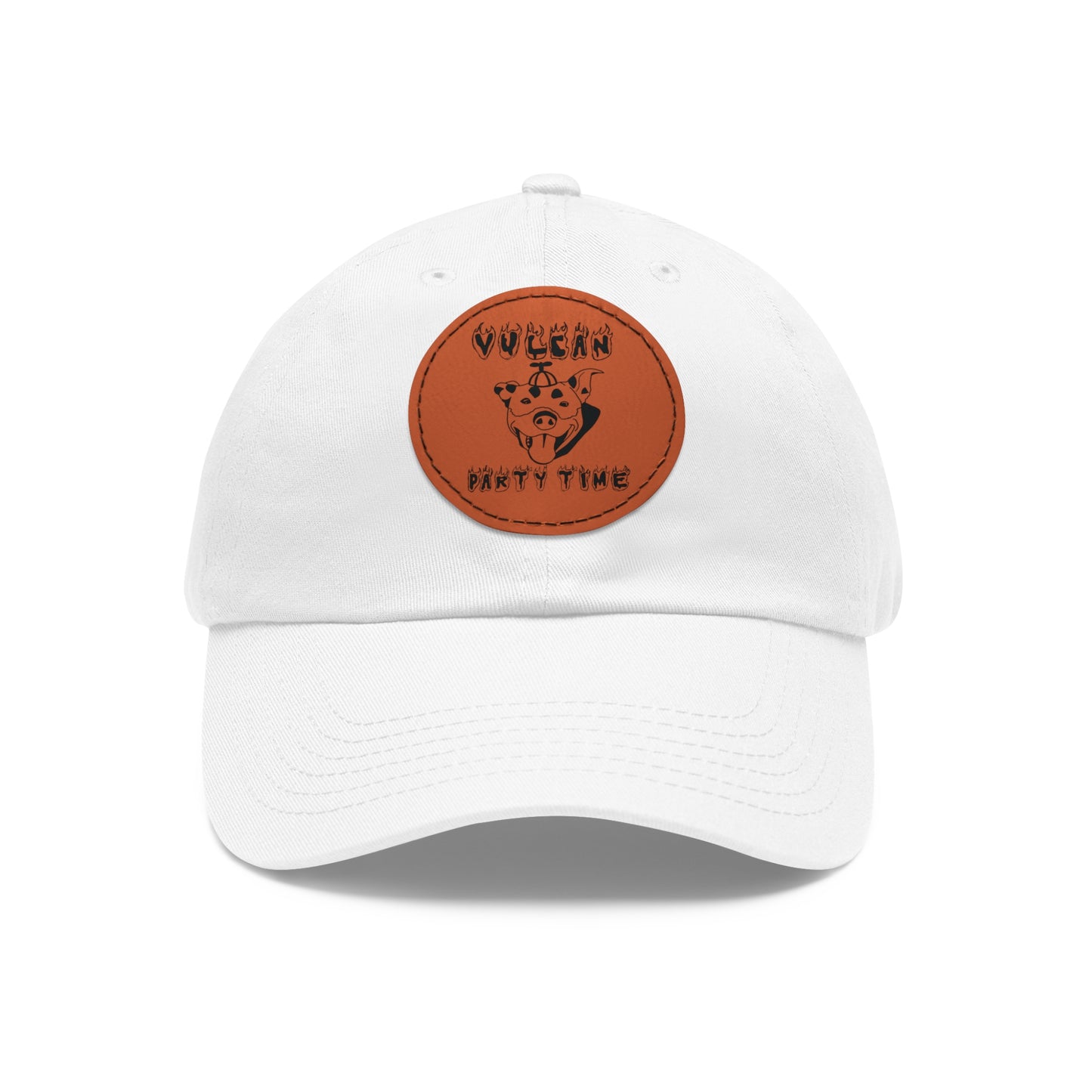 "Vulcan Party Time" Dad Hat with Leather Patch