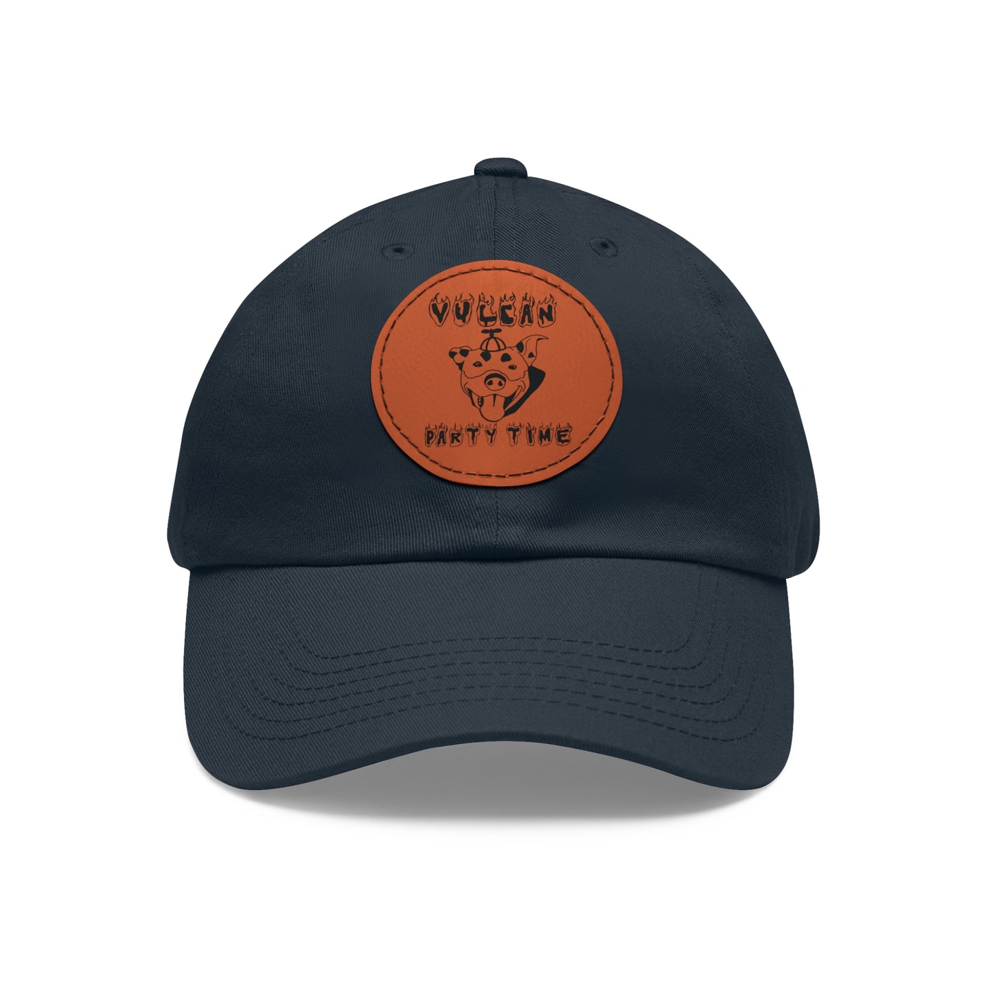 "Vulcan Party Time" Dad Hat with Leather Patch