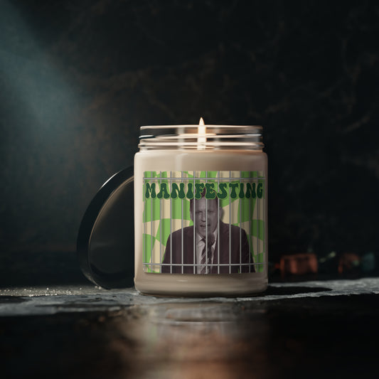 "Manifesting Peter For Prison" Apple Scented Soy Candle, 9oz