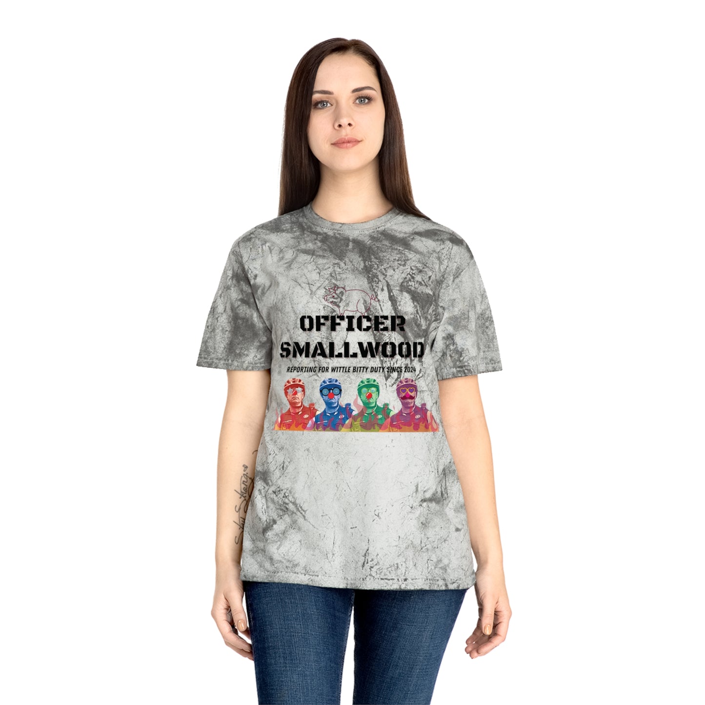 Tie-Dye Officer Smallwood T-Shirt