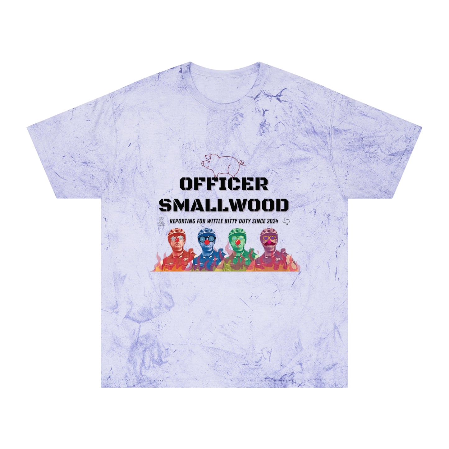 Tie-Dye Officer Smallwood T-Shirt