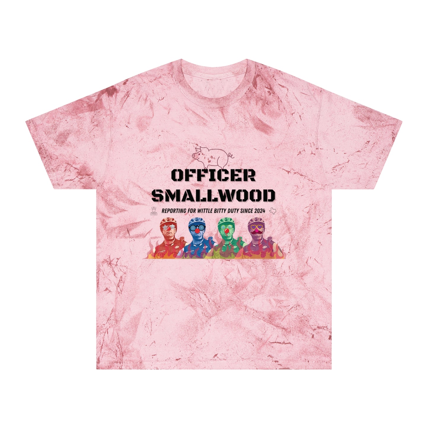 Tie-Dye Officer Smallwood T-Shirt