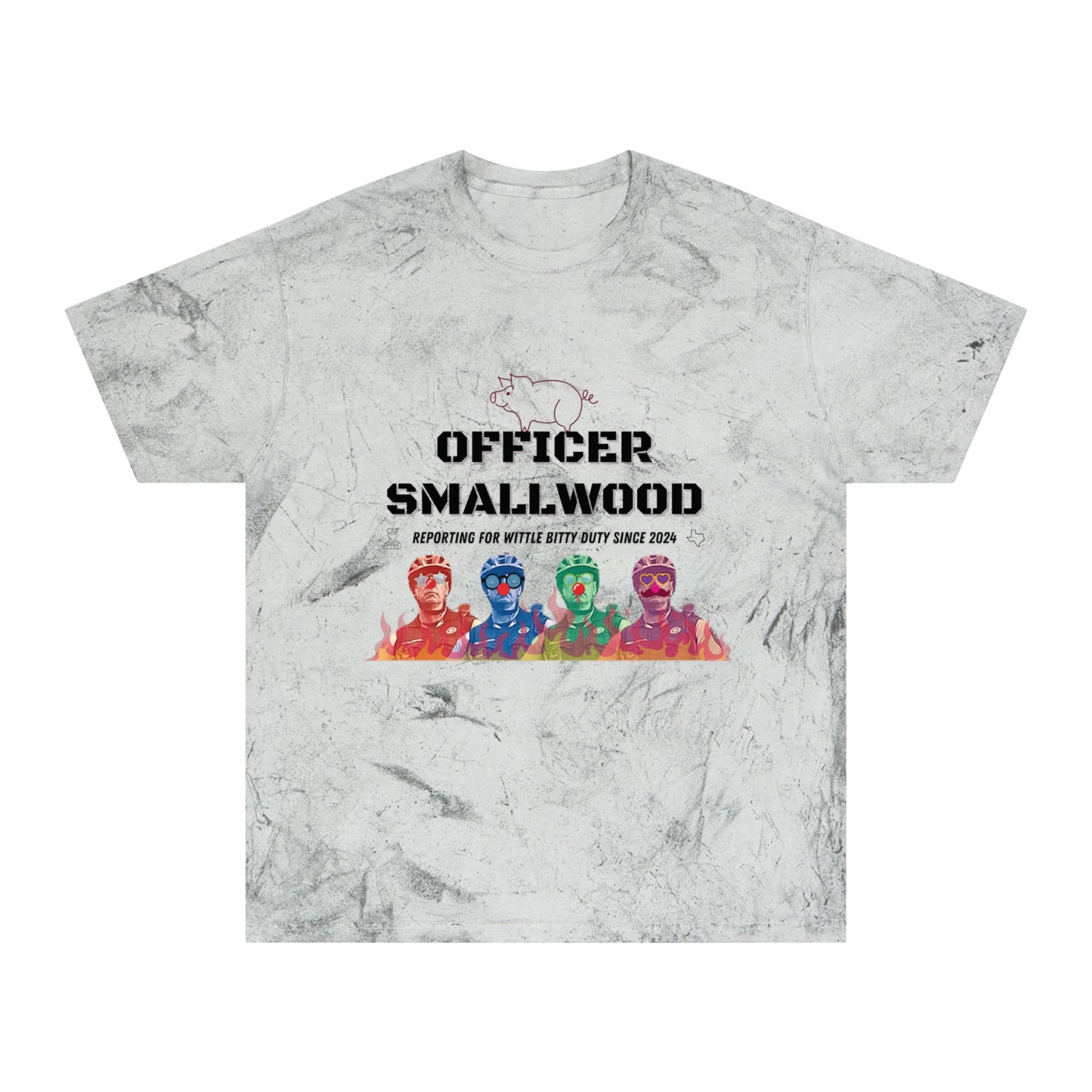 Tie-Dye Officer Smallwood T-Shirt