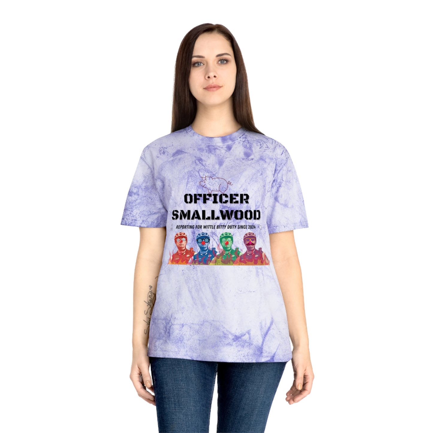 Tie-Dye Officer Smallwood T-Shirt