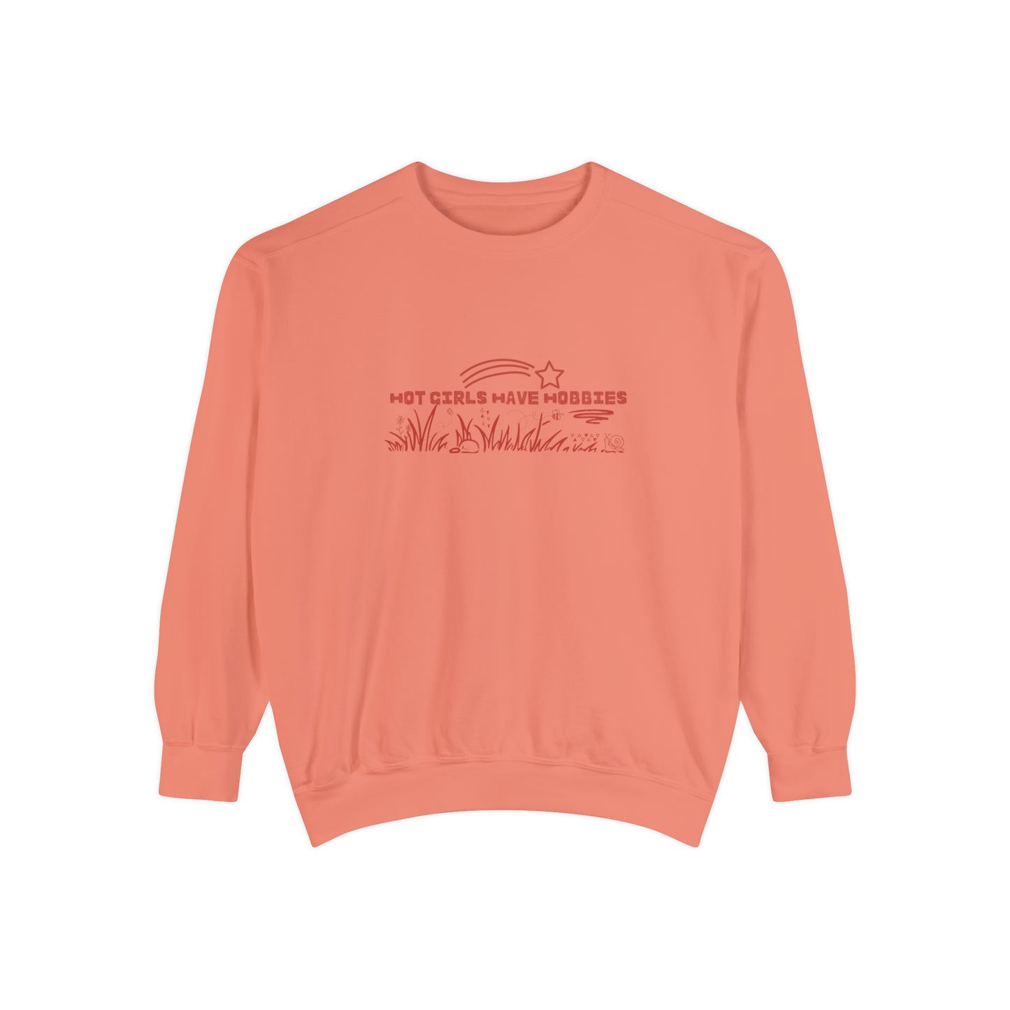 Hot Girls Have Hobbies Monochrome Crewneck