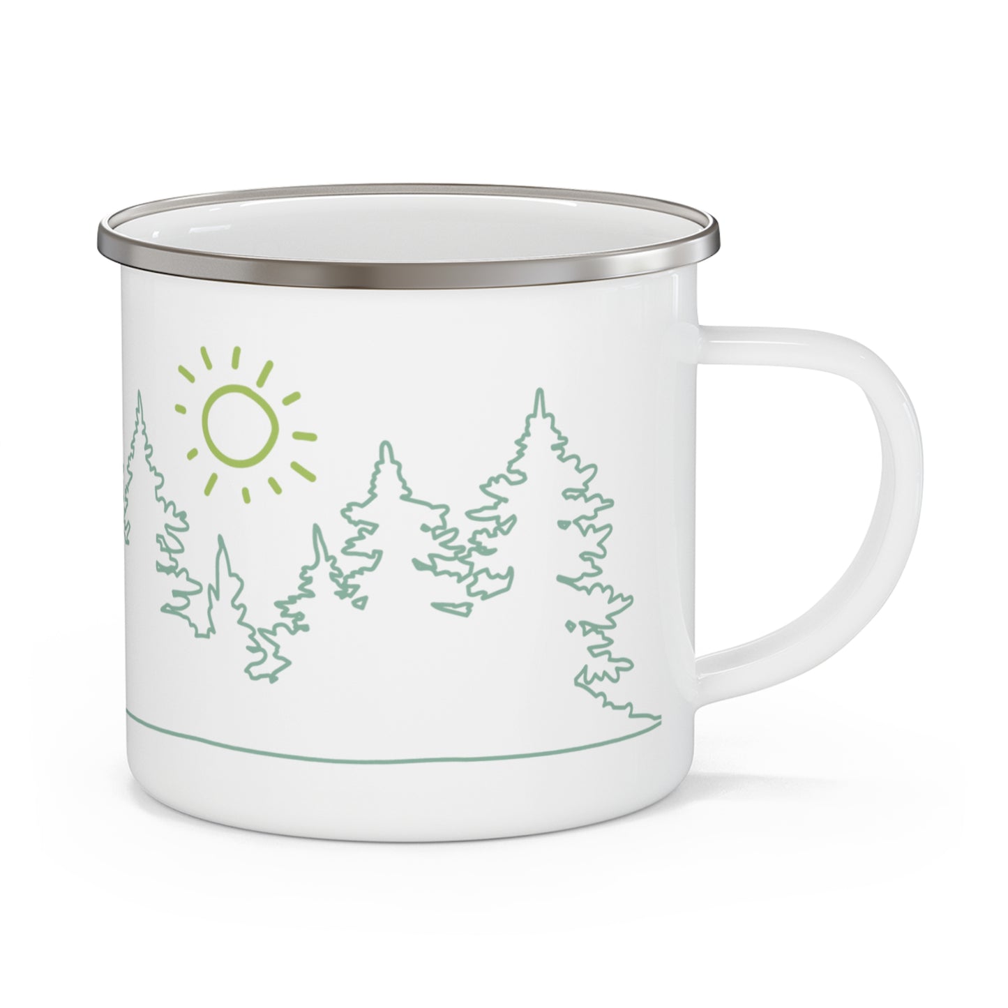 Hot Girls Have Hobbies Enamel Camping Mug